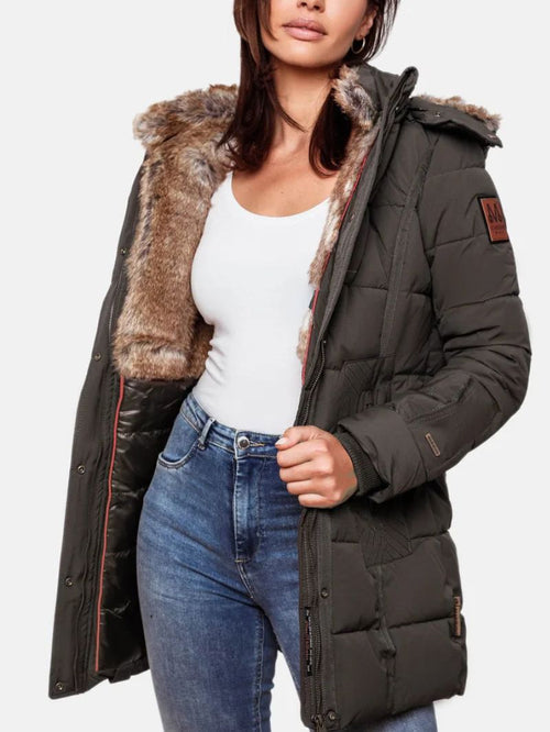 Aurora Fur-Lined Winter Parka – Ultimate Warmth with a Luxe Touch