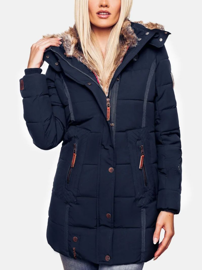 Aurora Fur-Lined Winter Parka – Ultimate Warmth with a Luxe Touch