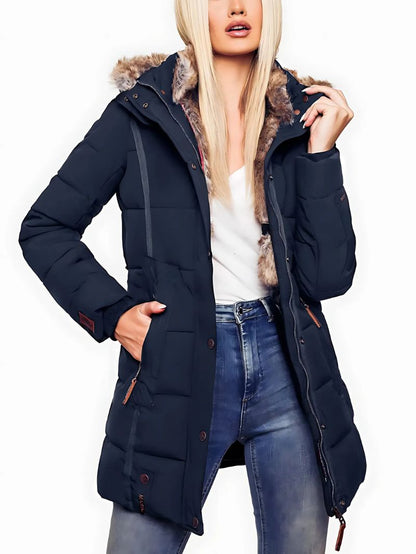 Aurora Fur-Lined Winter Parka – Ultimate Warmth with a Luxe Touch