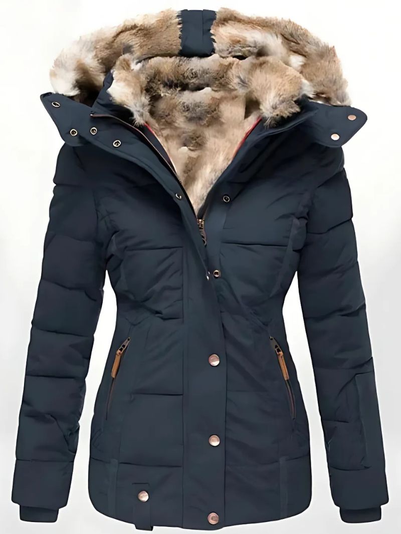 Aurora Fur-Lined Winter Parka – Ultimate Warmth with a Luxe Touch