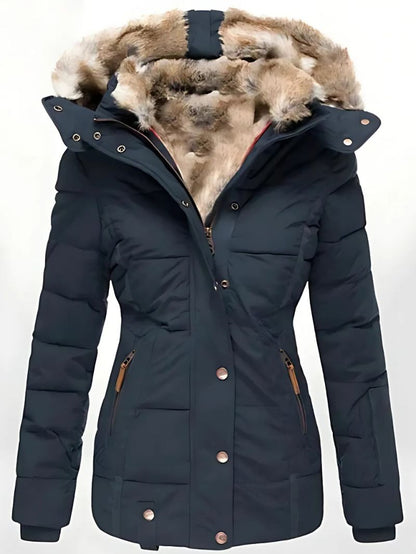 Aurora Fur-Lined Winter Parka – Ultimate Warmth with a Luxe Touch