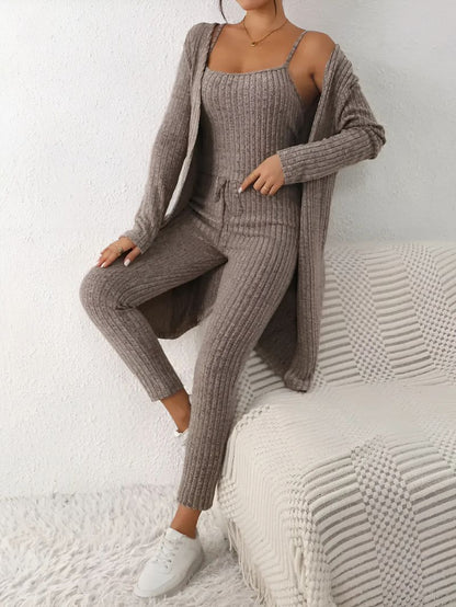 Luna Cozy Knit Set – Effortless Comfort and Style