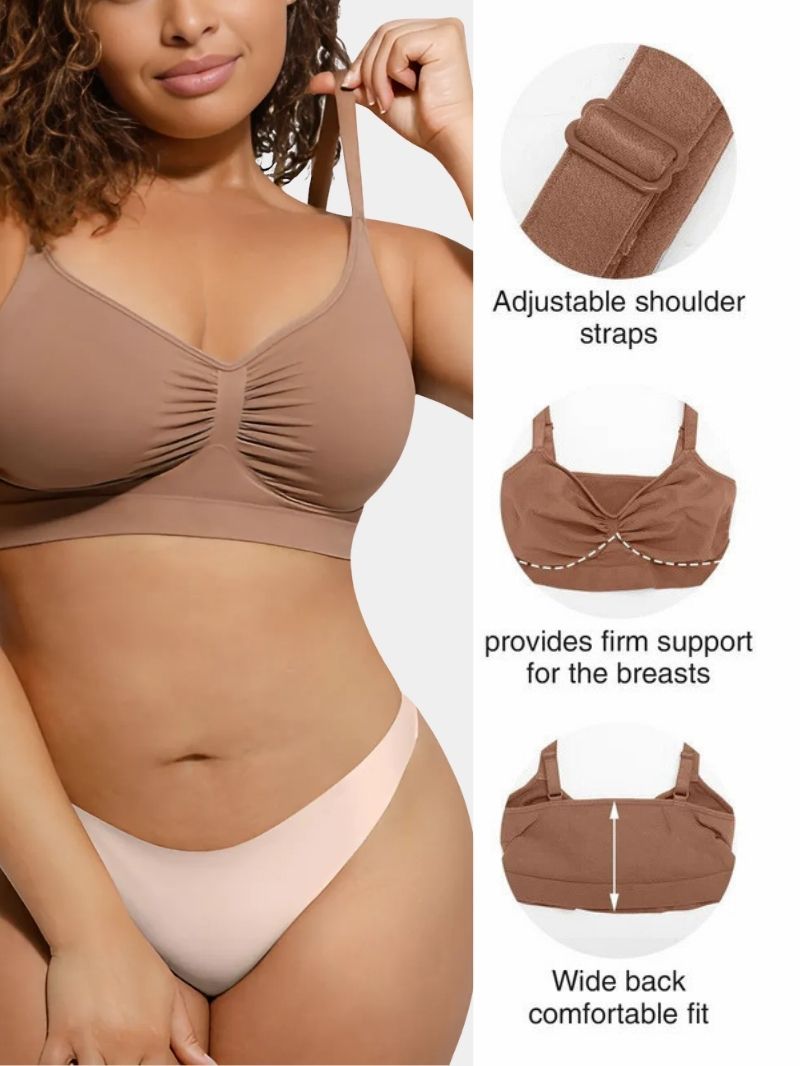 Serenity Seamless Wireless Bra – All-Day Comfort and Confidence