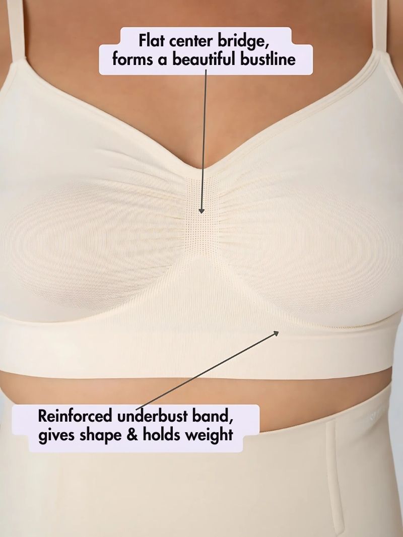 Serenity Seamless Wireless Bra – All-Day Comfort and Confidence